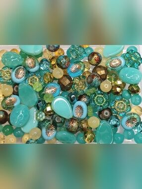 Czech Glass Loose Bead Mix 100pcs
